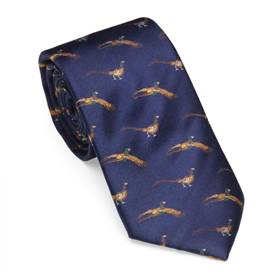 Laksen Pheasant Fly-By Tie - Old Navy